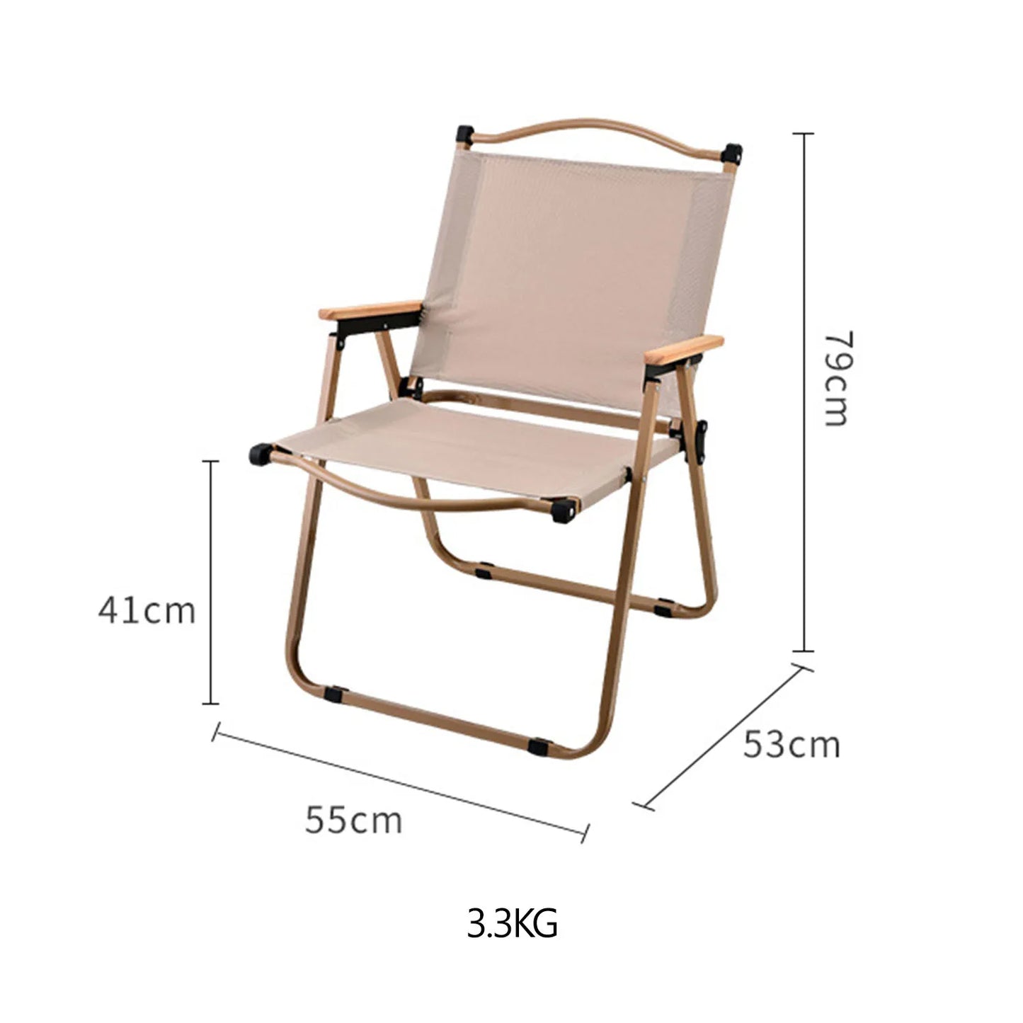 Kermit Outdoor Camping Chair Folding Portable Chair Beach  Fishing Chair Camping Equipment Outdoor Furnitures Backpacking Chair