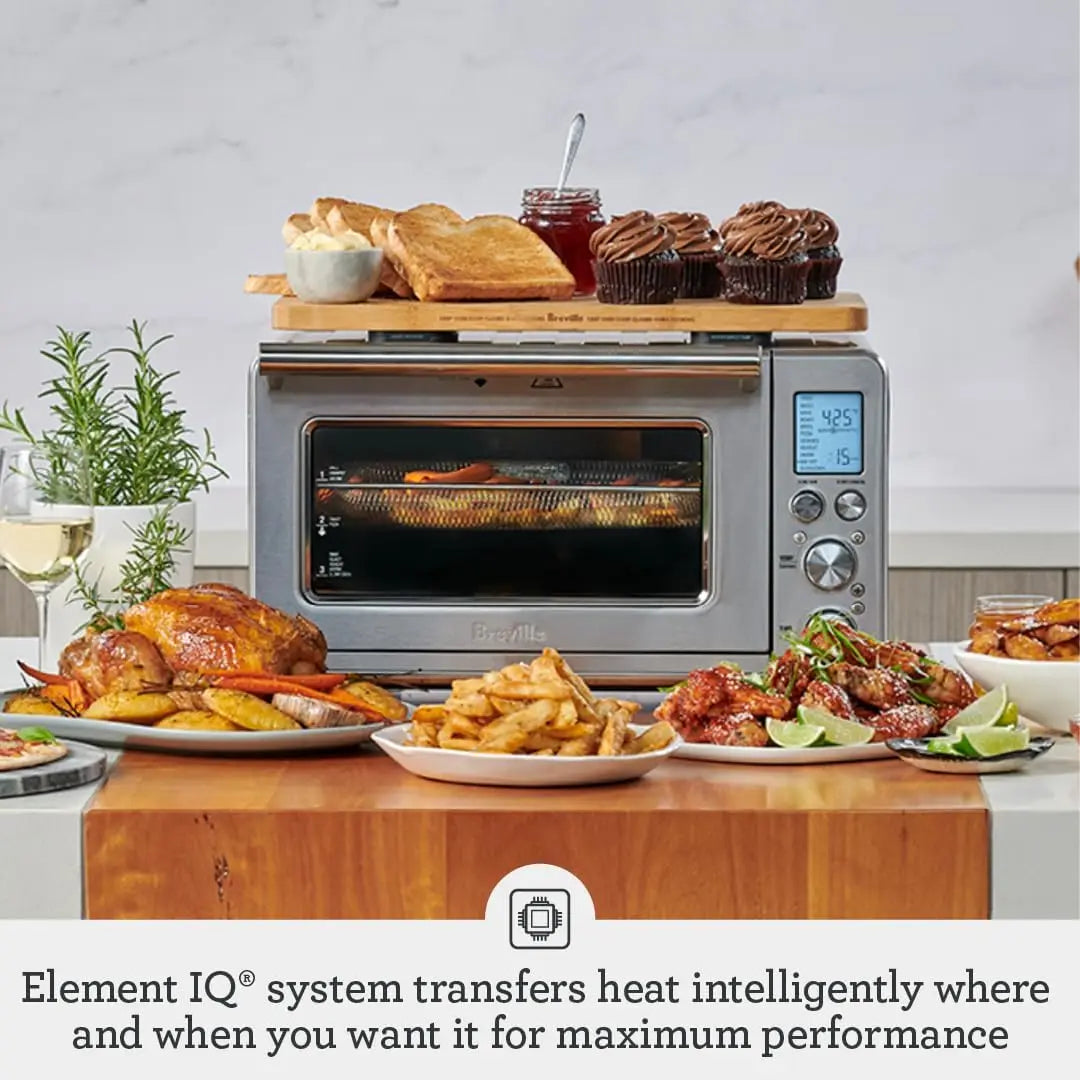 the Smart  Air Fryer, Convection Oven, Air Fryer Toaster Oven Combo, , Brushed Stainless Steel