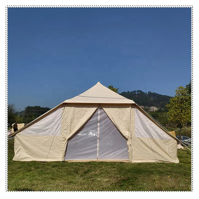 Outdoor Cotton Canvas Camping Hotel Glamping Luxury Touareg Bell Trade Show tent