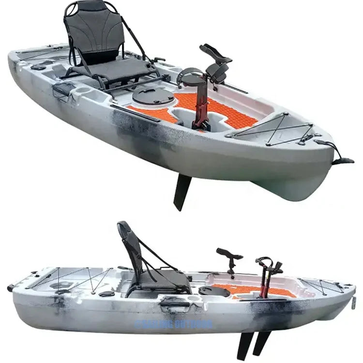 Customized Color 1 Person Fishing Kajak With Folding Seat Canoe Kayak For Sale