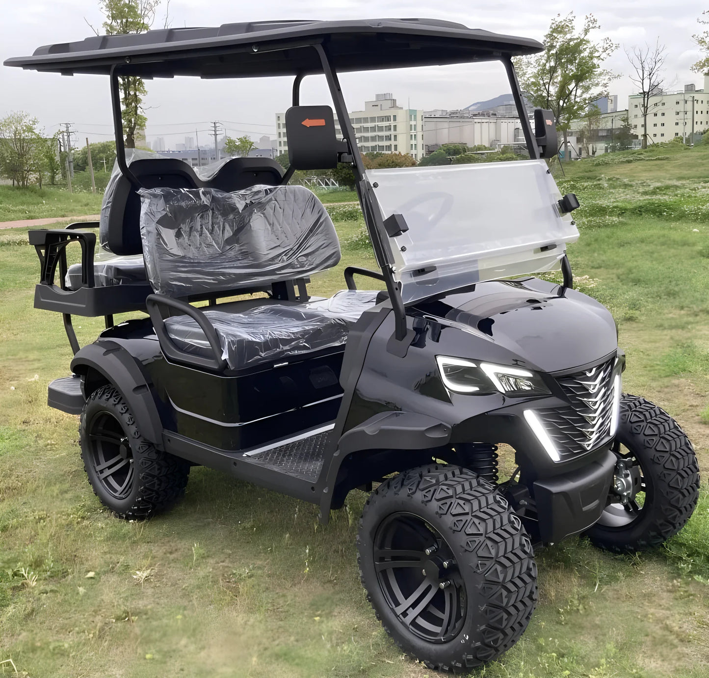 New Luxury Electric Golf Cart Four-Wheel ATV OEM Personalized Customized Factory Direct Sales Reception Sightseeing Car