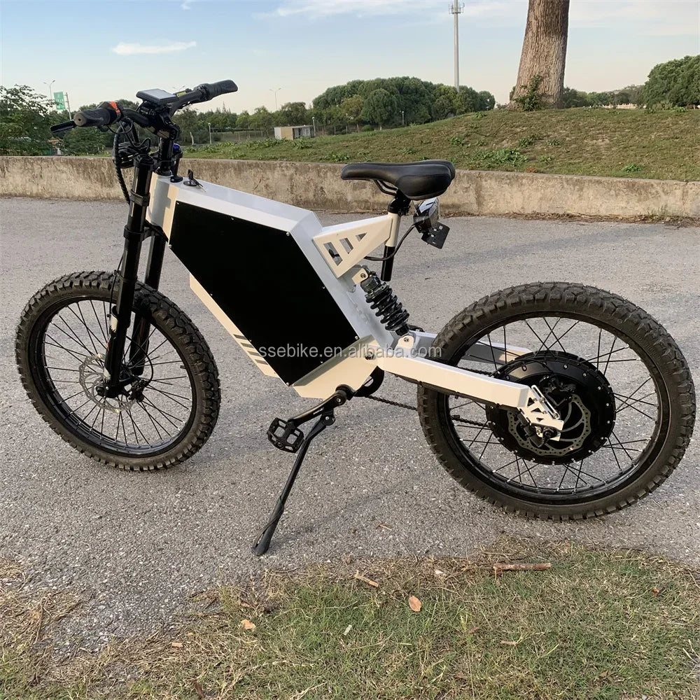 2024 Battery Powered E Bike 72V 75AH 15000W SS30 Motorcycle Version Electric Bike City Road Bicycle For Sale