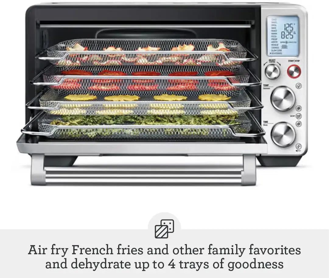 the Smart Oven® Air Fryer Pro, Convection Countertop Oven, Air Fryer Toaster Oven Combo, BOV900BSS, Brushed Stainless Steel