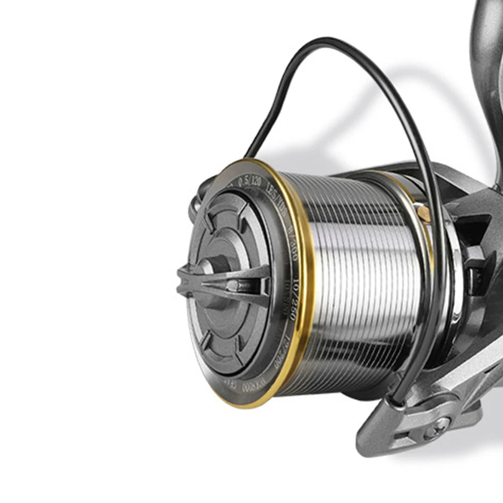 Spinning Reel 4.8:1 Gear Ratio High Speed 8000-14000 Wire Cup 17+1BB Bearings Fishing Reel With 18KG Braking Force For Freshwate