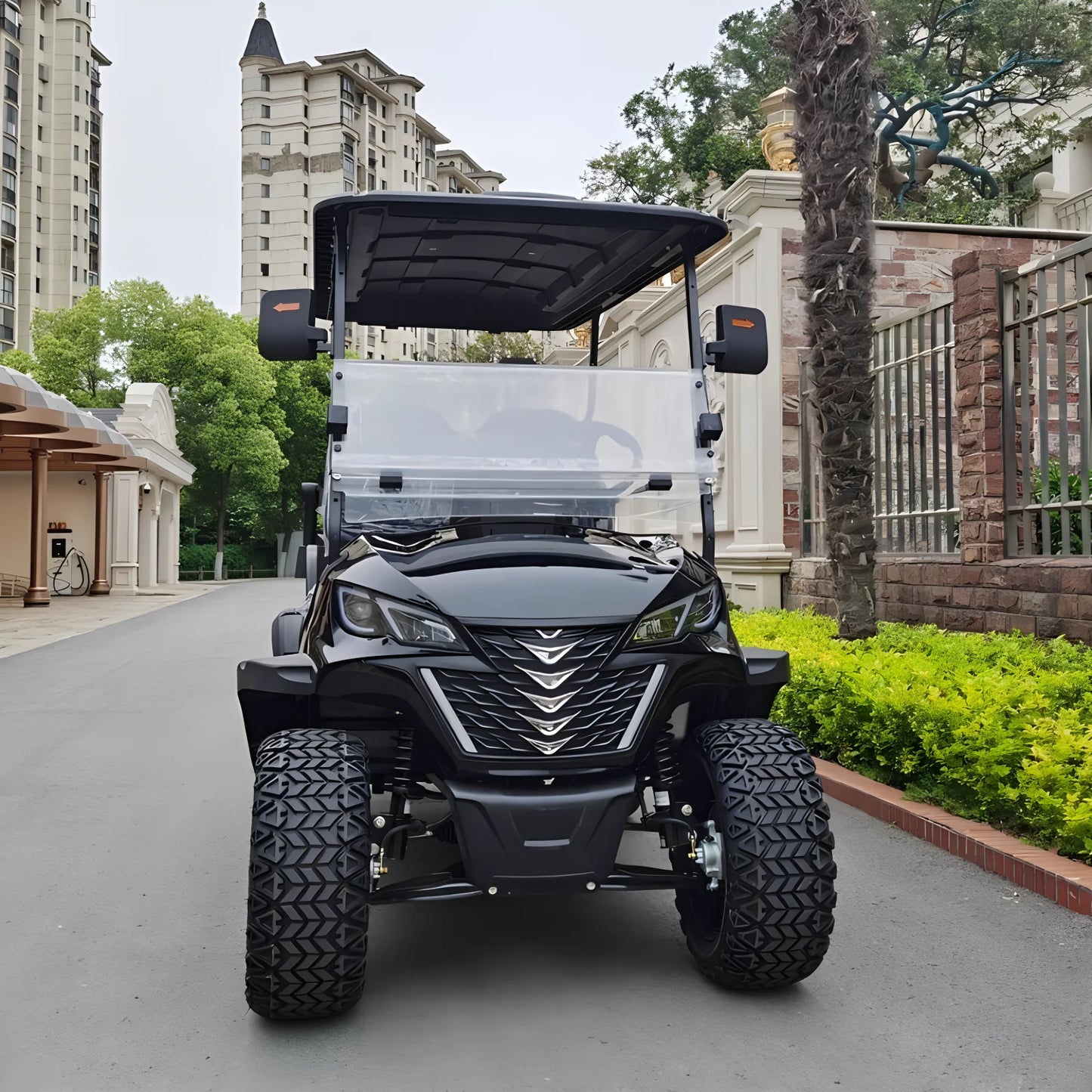 New Luxury Electric Golf Cart Four-Wheel ATV OEM Personalized Customized Factory Direct Sales Reception Sightseeing Car