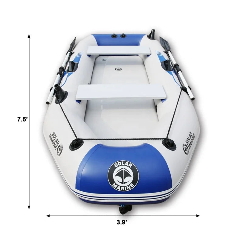 High Speed 78 "x 50" Length CE Certification Inflatable Motor Folding Fishing Float Rowing Boats for Fishing