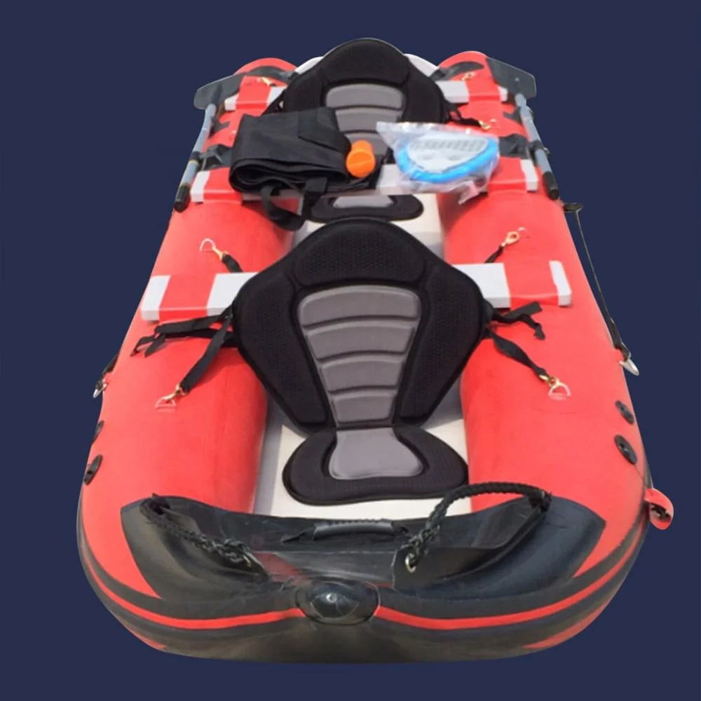 Goethe Goboat GTK430 14ft Inflatable Boats PVC Fishing Boat Canoe Kayak With Pedals