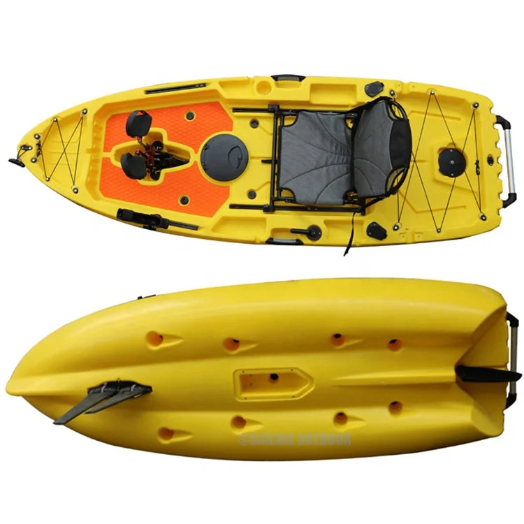 Customized Color 1 Person Fishing Kajak With Folding Seat Canoe Kayak For Sale