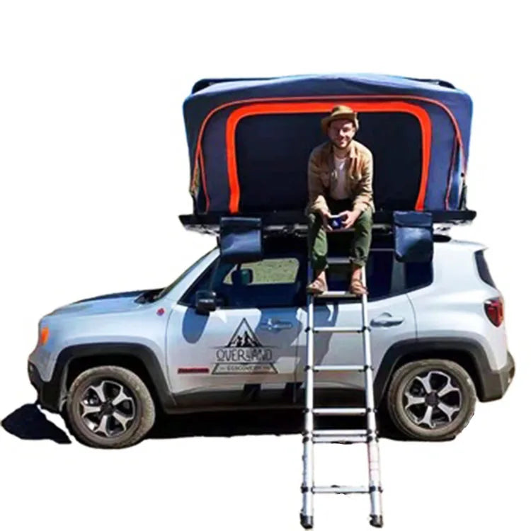 Custom Portable Waterproof Large Folding Hiking Hard Shell Luxury Family Suv Car Rooftop Glamping Roof Top Camping Outdoor Tents