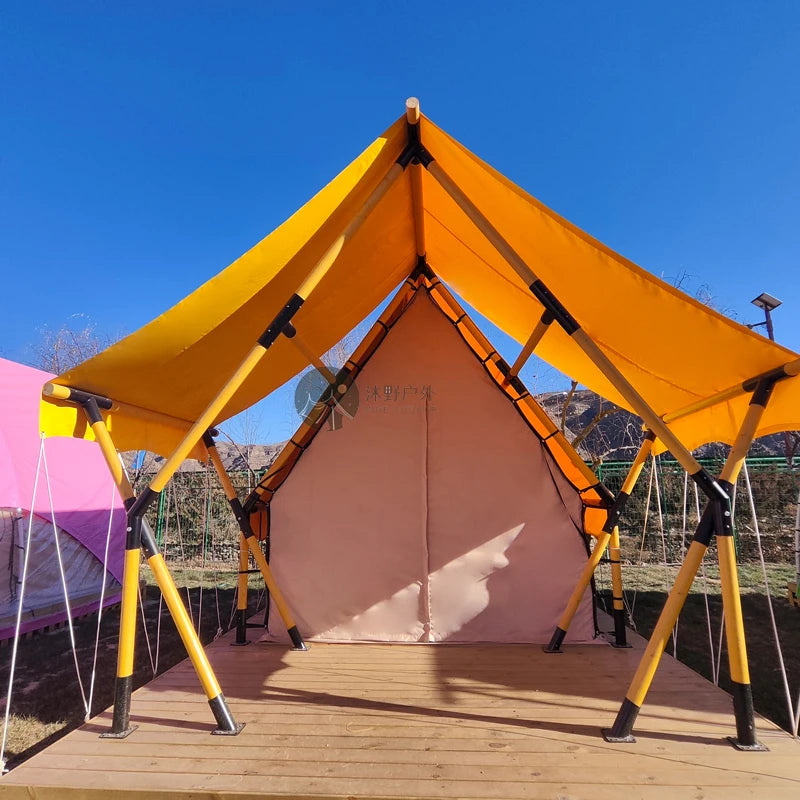 Festival Celebrating Glamping Tent Luxury For Outdoor Waterproof Hotel Tent