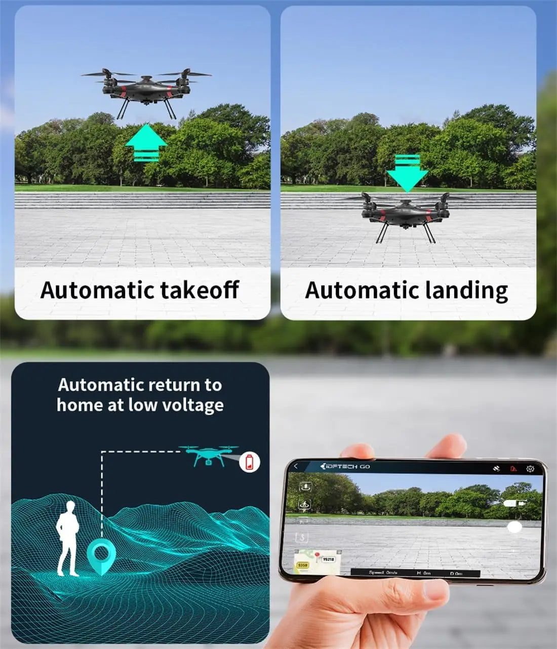 4K Camera Fishing Drone with Auto Drop Bait Release 33mins GPS Drones 3KG Payload Waterproof Drone for Adults Fisherman