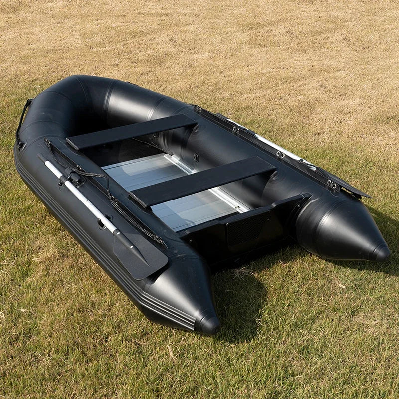 Drop Stitch Aluminum Inflatable Boat 2.3m-4.3m Outdoor Water Equipment Inflatable Fishing Boat Drifting Rubber Boat