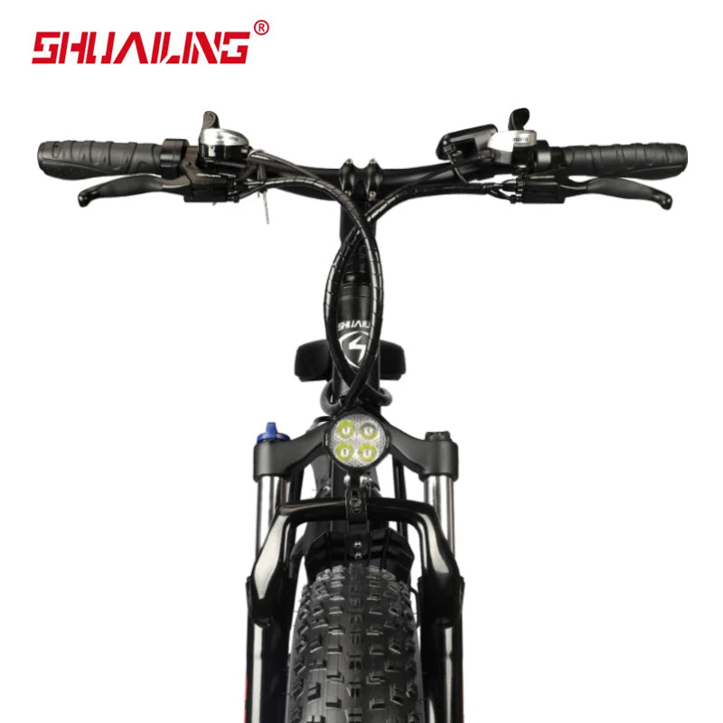 26 Inch Electric Bicycle 48V 750W Fat Tire Mountain Bike 12.8Ah Lithium Battery High Speed E-bike for Adults E Bikes EU Tax Free