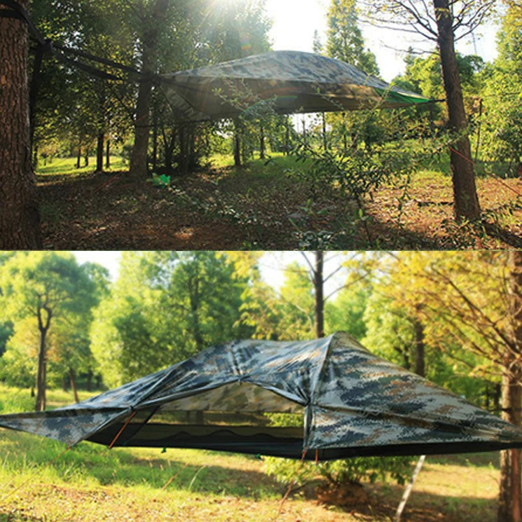 Luxury Triangle Hanging Tree Tents Double Layer Suspended Hammock Camp Tent Outdoor Portable Parachute Hammocks Tents Camping