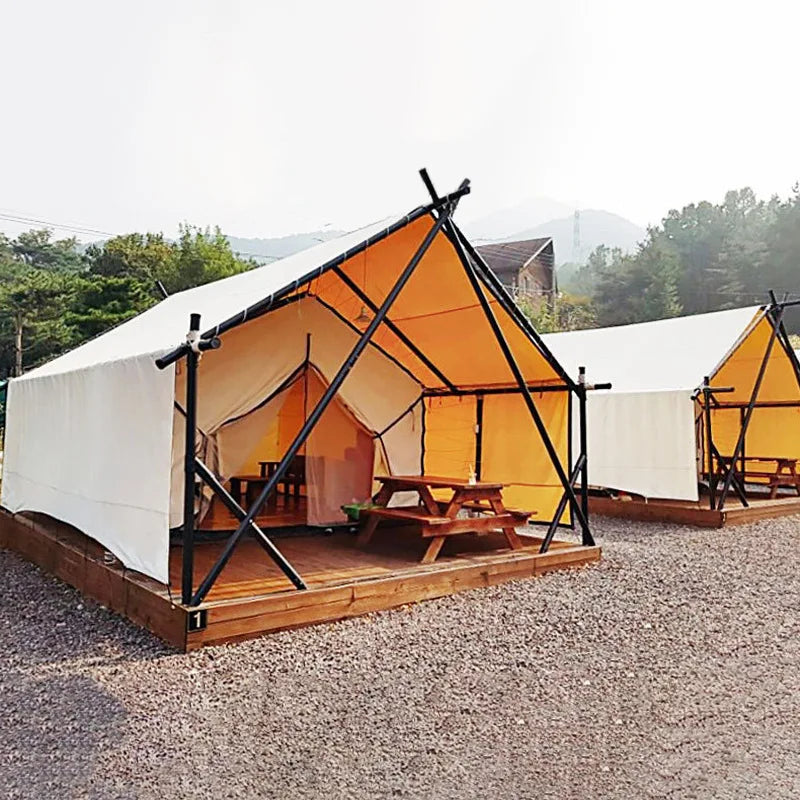 Outdoor Wind-Resistant Rain-Proof Nomadic Tent Scenic Spot Resort Wild Luxury Camp Tent