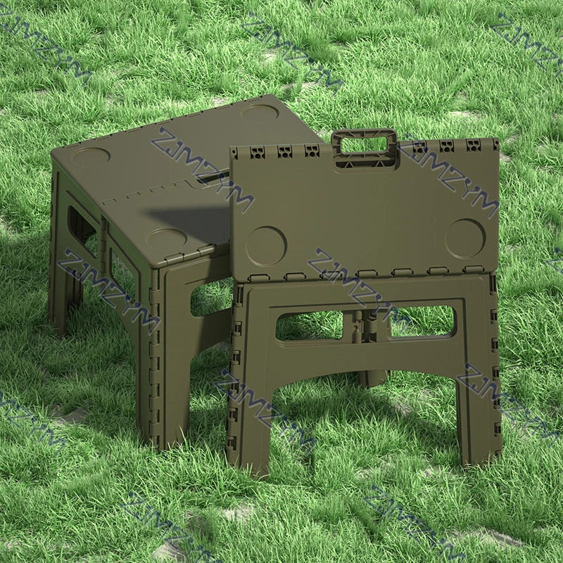 Outdoor Folding Table Portable Camping Plastic Table Set Simple Table Picnic Equipment Supplies