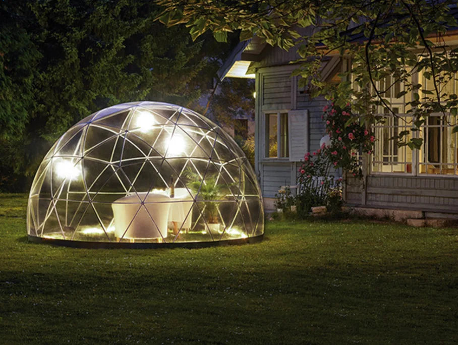 Garden Igloo Dome Tent Transparent Luxury Outdoor Glamping Hotel Geodesic Tent For Party Event