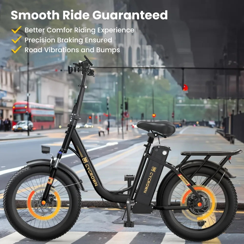 Electric Bike for Adults,1000W Peak Motor Ebike with 48V 15.6Ah Removable Battery up to 75+Miles 20MPH Commuter Electric Bicycle