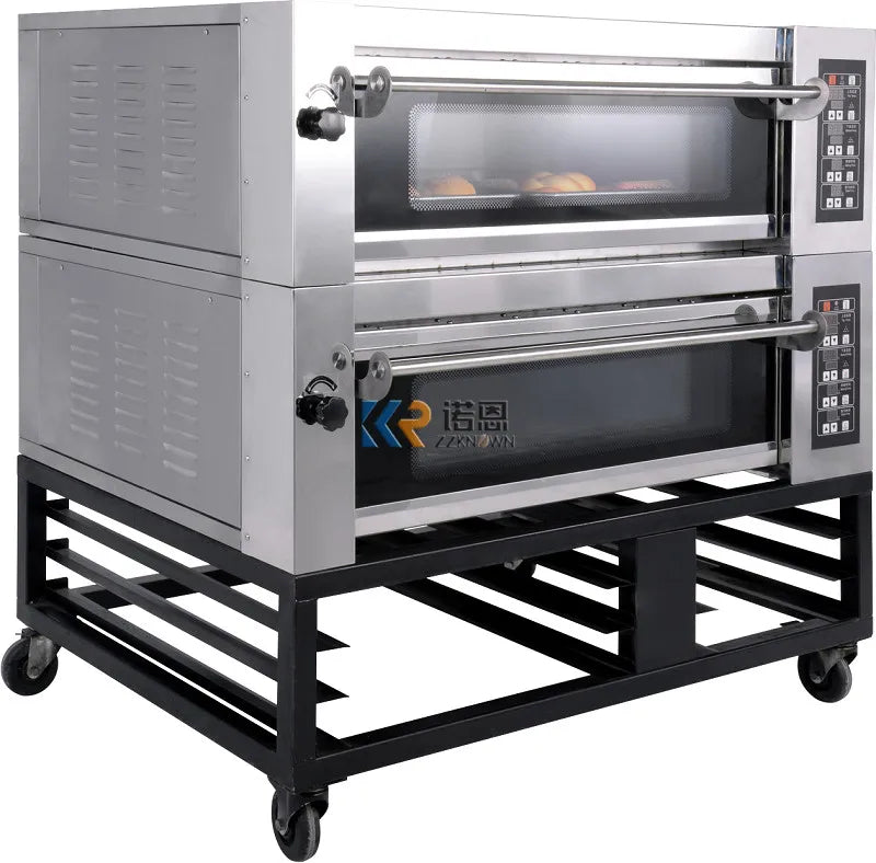 9 Trays Bread Bakery Oven Rotary Mini Toaster Electric Baking Pizza Tandoor Clay Glass Tempering Oven for Sale